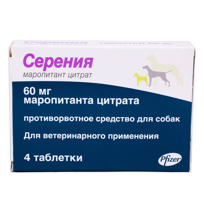 Опыт применения препарата серения у собак при заболеваниях, сопровождающихся симптомокомплексом рвоты статьи на ветеринарную тематику